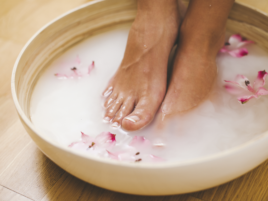 dry flaky feet home remedies