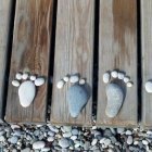Stones in the Shape of Feet and Toes