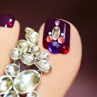 The Best Way to Apply Nail Rhinestones, Studs and Charms