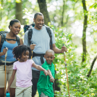 Family Going On A Hike