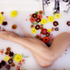 Flower Milk Bath For Legs And Feet