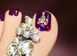 The Best Way to Apply Nail Rhinestones, Studs and Charms