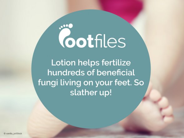 Footfiles Foot Fact Lotion Fertilizes Fungi