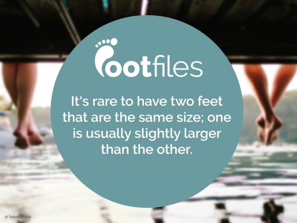 Footfiles Foot Facts Two Feet Different Sizes