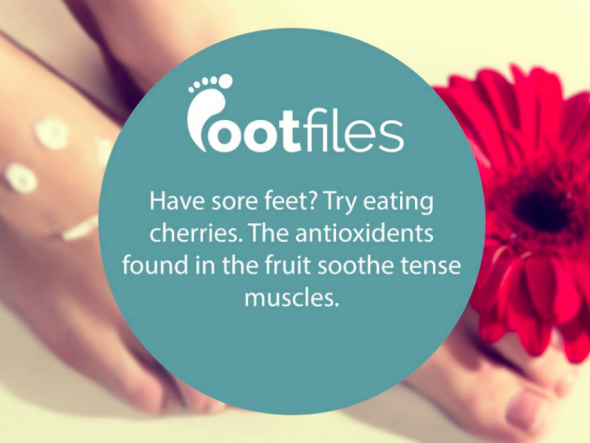 Footfiles Foot Fact Eat Cherries To Reduce Foot Swelling