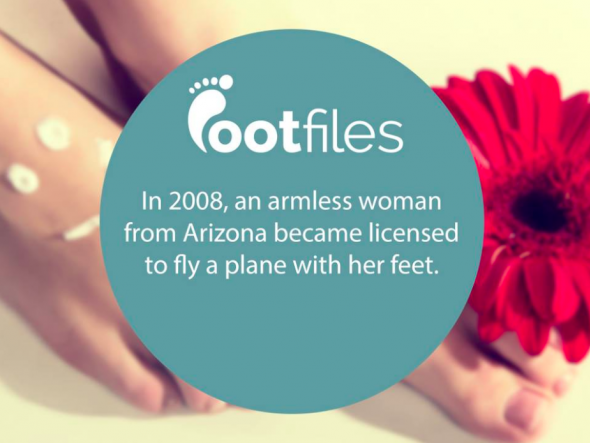 Footfiles Foot Fact Armless Arizona Woman Becomes Pilot