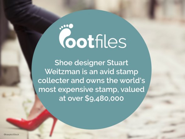 Footfiles Foot Facts Stuart Weitzman Stamp Collecter