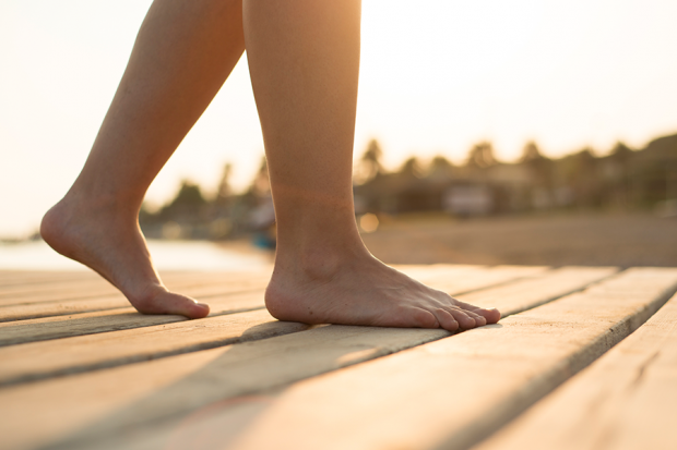 Back Pain Relief Walking Barefoot May Reduce Suffering