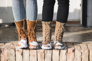 Snow Covered Boots